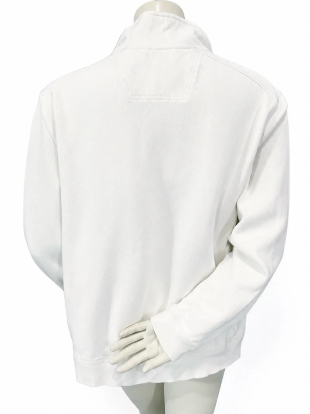 Tommy Bahama Ivory 1/4 Zip Pullover Sweatshirt Women’s Medium
